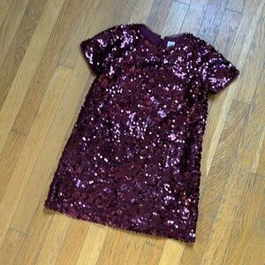 Sequin Shift Dress